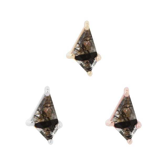 Tourmalinated top quartz jewelry